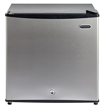 Whynter 1.1 cu. ft. Energy Star Upright Freezer with Lock - Stainless Steel