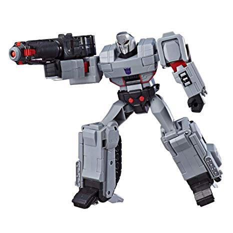 Transformers Toys Cyberverse Action Attackers Ultimate Class Megatron Action Figure - Repeatable Fusion Mega Shot Action Attack - for Kids Ages 6 & Up, 11.5" (Renewed)