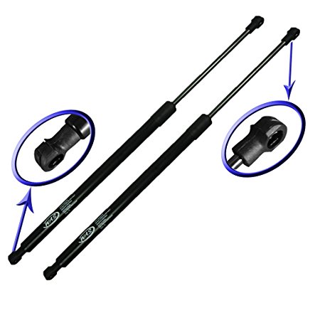 Two Rear Glass Gas Charged Lift Supports For Back Window On Hatch For 2003-2006 Ford Expedition, 2003-2006 Lincoln Navigator. Left or Right Side. WGS-136-2