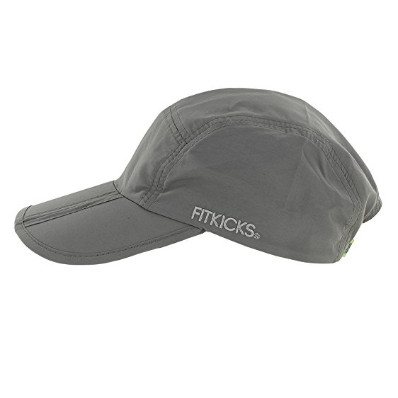 FITKICKS Folding Cap w/UPF 50  Sun Protection, Quick Dry, Breathable, Baseball Cap Style