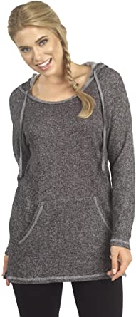 Pimatee Women's French Terry Tunic Hoodie Pullover