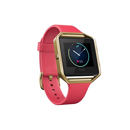 Fitbit Blaze Special Edition, Gold, Pink, Large