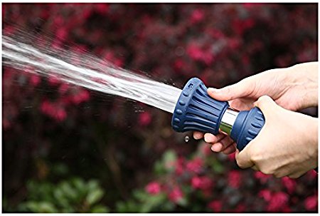 A3006 Garden Hose Heavy Duty Leak Free Brass Core Fireman Nozzle Fire Hose Nozzle with Garden Hose Washer 10PC Pack- Perfect for Car Wash, General Cleaning, Watering Lawn & Garden