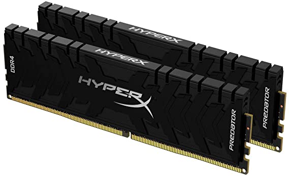 HyperX Predator 64GB 3600MHz DDR4 CL18 DIMM (Kit of 2) XMP HX436C18PB3K2/64, Black