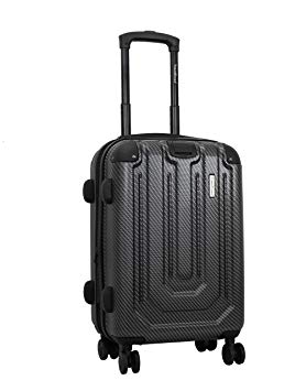 TravelCross Toulon 21'' Carry-On Lightweight Hardshell Spinner Luggage (Dark Gray)