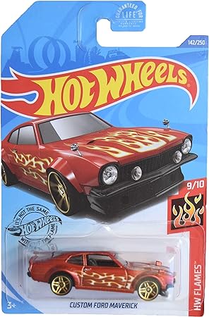 Hot Wheels Custom Ford Maverick, HW Flames 9/10