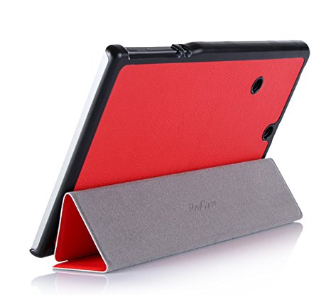 ProCase SlimSnug Case for Dell Venue 8 7000 7840 Android Tablet, Ultra Slim and light, Hard Shell Cover, with Stand, Exclusive for New Venue 8 7000 7840 Tablet V7840 (Red)