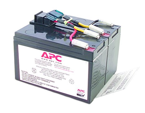 APC UPS Replacement Battery Cartridge for APC UPS Models SMT750, SUA750 and select others (RBC48)