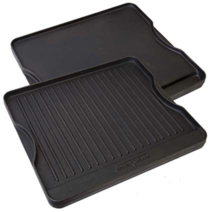 Camp Chef CGG16B Reversible Pre-Seasoned Cast Iron Grill/Griddle (Cast Iron)