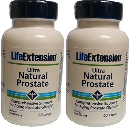 Life Extension Ultra Natural Prostate Softgels, 60 Count (60(2pck))