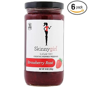 Skinnygirl Sugar Free Preserves, Strawberry Rose, 10 Ounce (Pack of 6)