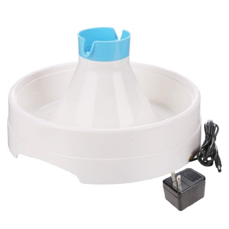 Homdox Automatic Electric 3L Pet Water Fountain Dog Cat Drinking Bowl With US Plug