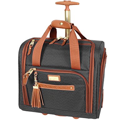 Steve Madden Luggage Wheeled Suitcase Under Seat Bag
