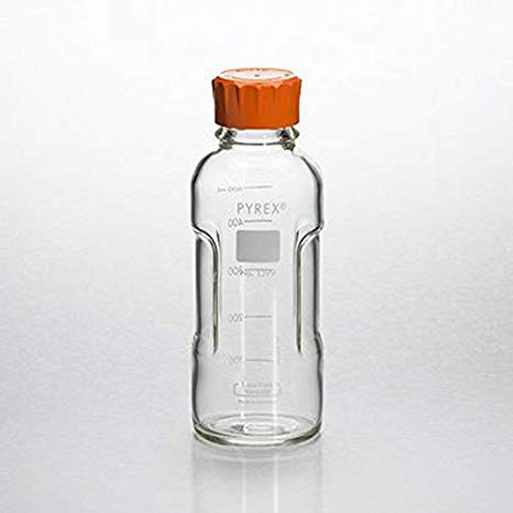 Pyrex Slimline Media Bottle Easy Pour Corning 125ML Glass