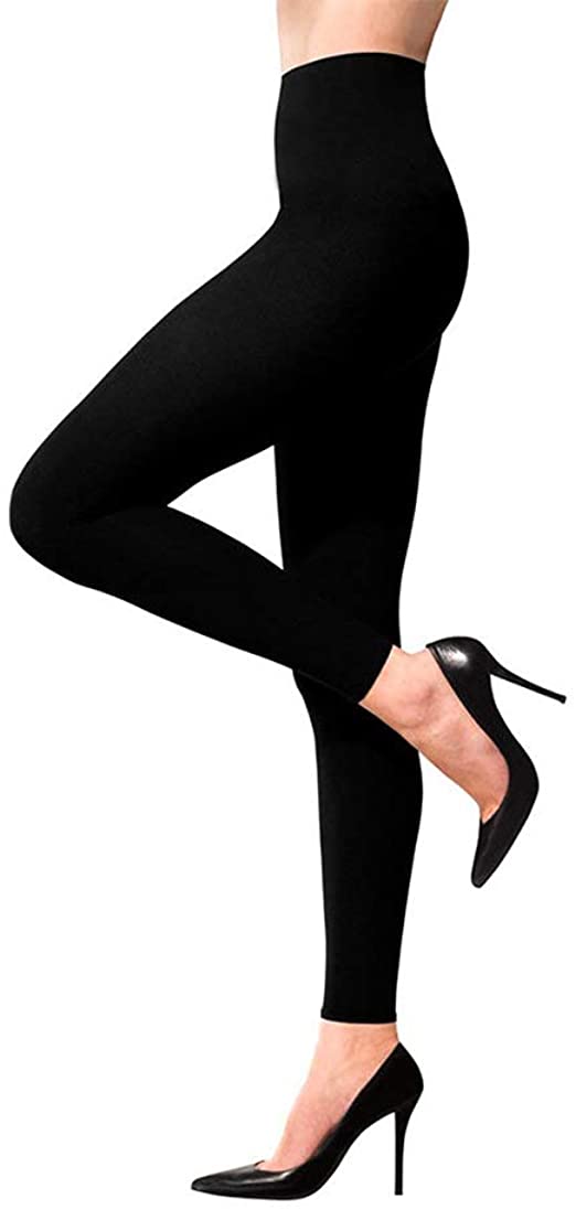 Terramed Advanced Graduated Compression Leggings Women - 20-30 mmHg Footless Microfiber Leggings Tights