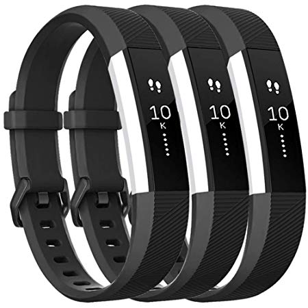 Vancle Bands Compatible with Fitbit Alta HR and Fitbit Alta, Newest Sport Wristbands with Secure Metal Buckle for Fitbit Alta HR/Fitbit Alta