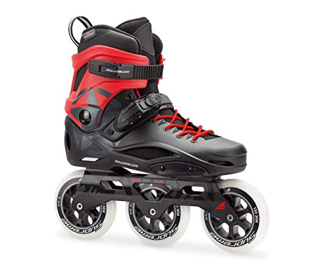 Rollerblade RB 110 3WD Unisex Adult Fitness Inline Skate, Black and Red, High Performance Inline Skates