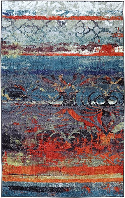 Mohawk Home Strata Eroded Color Printed Rug, 5'x8', Multi
