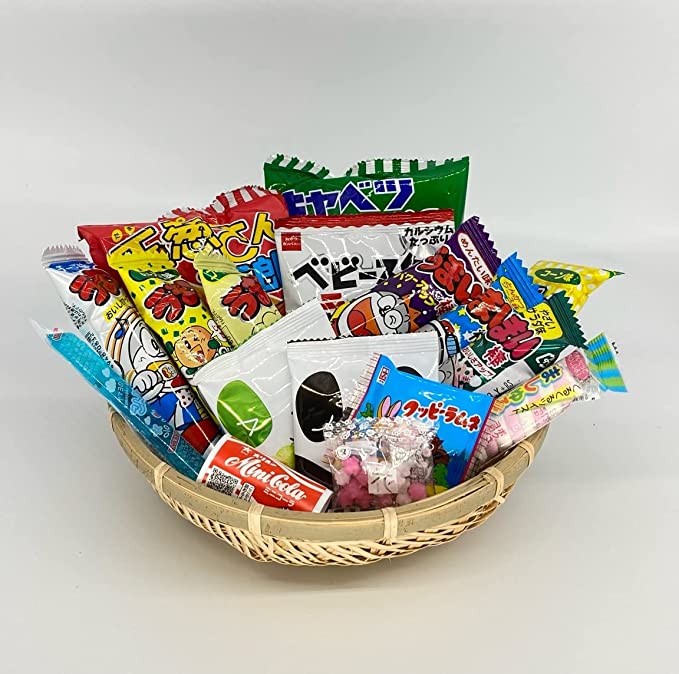 Japanese Dagashi Assortment Set 20 Packs Candy & snack and other popular sweets