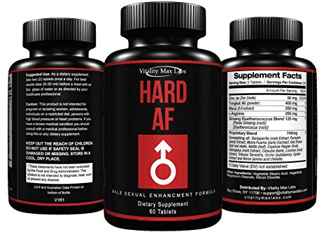 Hard AF - #1 Rated Formula For Male Enhancement (1)