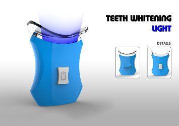 Impressive Smile Blue Teeth Whitening Accelerator Light, 6 X More Powerful LED Light, Whiten Teeth Faster