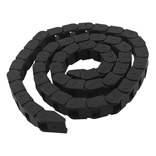 RilexAwhile 10 x 10mm Semi Enclosed Type Plastic Towline Machine Tool Cable Carrier Drag Chain Nested (10mm x 10mm)