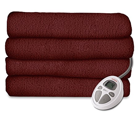 Sunbeam LoftTech Heated Blanket, King, Garnet, BSL8CKS-R310-16A00