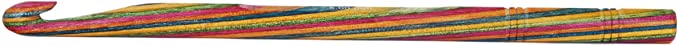 KnitPro 10 mm Symfonie Crochet Single Ended Hooks, Multi-Color