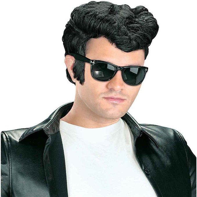 Fun World Men's Greaser Wig