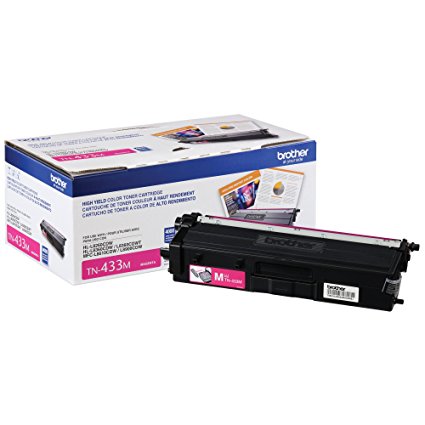 Brother Printer TN433M High Yield Toner-Retail Packaging , Magenta