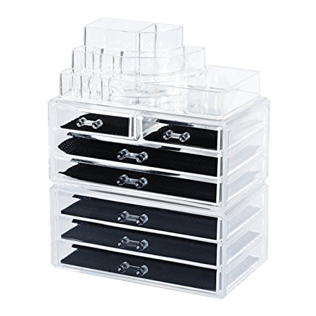 Acrylic Makeup and Cosmetic Storage Organizer (7 Drawers)