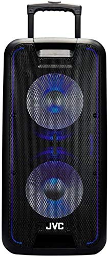 JVC MC210 80 W Bluetooth Party Speaker (Black with Multicolored LED Lights)