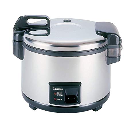 Zojirushi NYC-36 20-Cup (Uncooked) Commercial Rice Cooker and Warmer, Stainless Steel