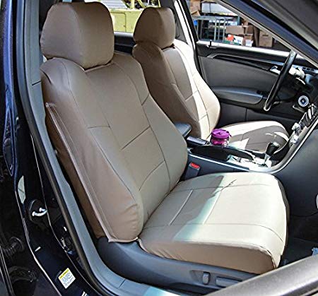 ACURA TL (Not Type-S) 2004-2008 BEIGE Artificial leather Custom Made Original fit seat covers