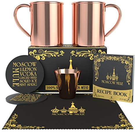 Krown Kitchen - 100% solid moscow mule copper mug (2)