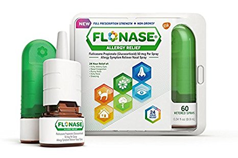 Flonase Allergy Relief Nasal Spray, 120 Count Pack of 3 , Flonase-jg
