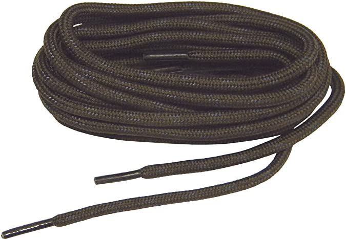 GREATLACES Heavy Duty Kevlar Reinforced Boot Laces Shoelaces (Tan W/Black) 2 Pair Kit