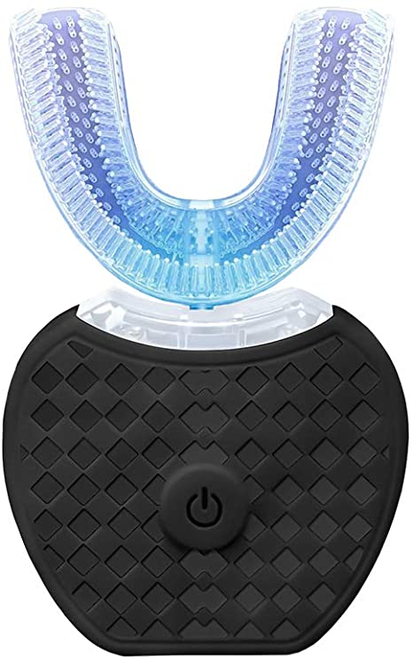 Automatic Toothbrush Adults Upgraded Rechargea Teeth Whitening Toothbrush Wireless Charging,Black
