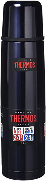 Thermos Light and Compact Flask, Midnight Blue, 1.0 L