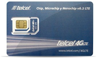 Telcel SIM Card Mexico (LTE - Fits All Devices) Unlimited Calls and SMS to and from Mexico, USA, Canada