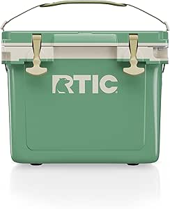 RTIC Ultra-Light 22 Quart Hard Cooler Insulated Portable Ice Chest Box for Drink, Beverage, Beach, Camping, Picnic, Fishing, Boat, Barbecue, 30% Lighter Than Rotomolded Coolers