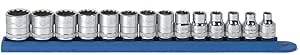 GEARWRENCH 14 Pc. 3/8" Drive 12 Pt. Standard Socket Set, Metric - 80560