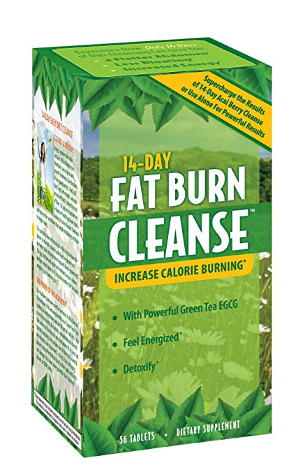 Applied Nutrition 14-Day Fat Burn Cleanse (56 Tablets), 0.31 lb Box