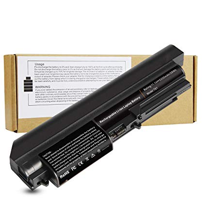 Laptop Battery for IBM/Lenovo ThinkPad R61 T61 R61i R61e 14-Inch Widescreen - ThinkPad T400 fits 42T4644 42T4645 42T4677 42T4678 42T4743 42T4745 42T4771 42T5262 42T5264 (Extended Performance Battery)