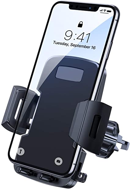 [2020 Version] Car Phone Mount Miracase Air Vent Cell Phone Holder for Car, Thick Case Friendly Compatible for iPhone 11Pro Max/11/XS Max/XS/8/7/X/XR/XS/SE2020 Samsung Galaxy S20/S10/S9/S8/Note10 etc.