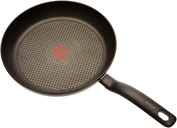 Tefal Titanium Pro Frying Pan Aluminium Hard Black, black, 28 cm