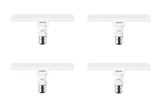 Philips 929001861113_4 Base B22 10-Watt LED Lamp (Pack of 4, Warm White)