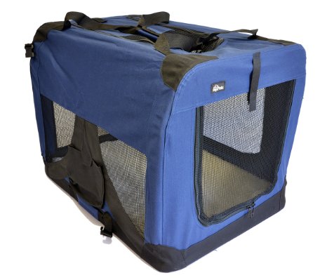 Portable Soft Pet Carrier or Crate or Kennel for Dog, Cat, or other small pets. Great for Travel, Indoor, and Outdoor