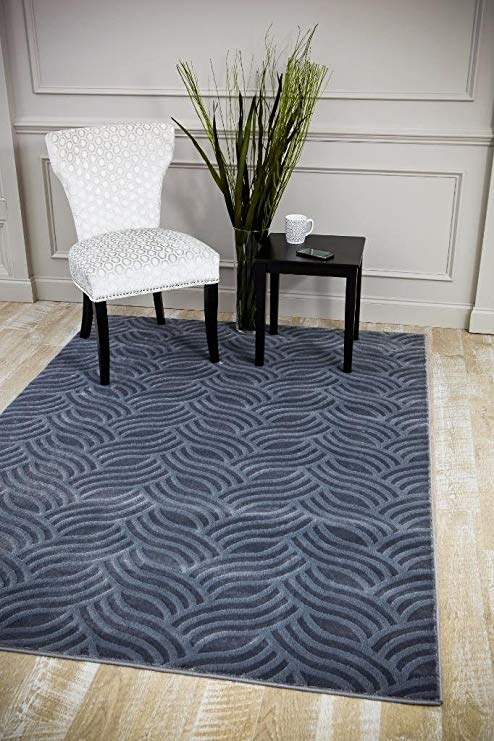 5661 Modern Gray 6x9 Area Rug Carpet Large New