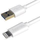 Military Grade Lightning Cable Apple MFi Certified Gold Plated Connectors 6ft Bright White